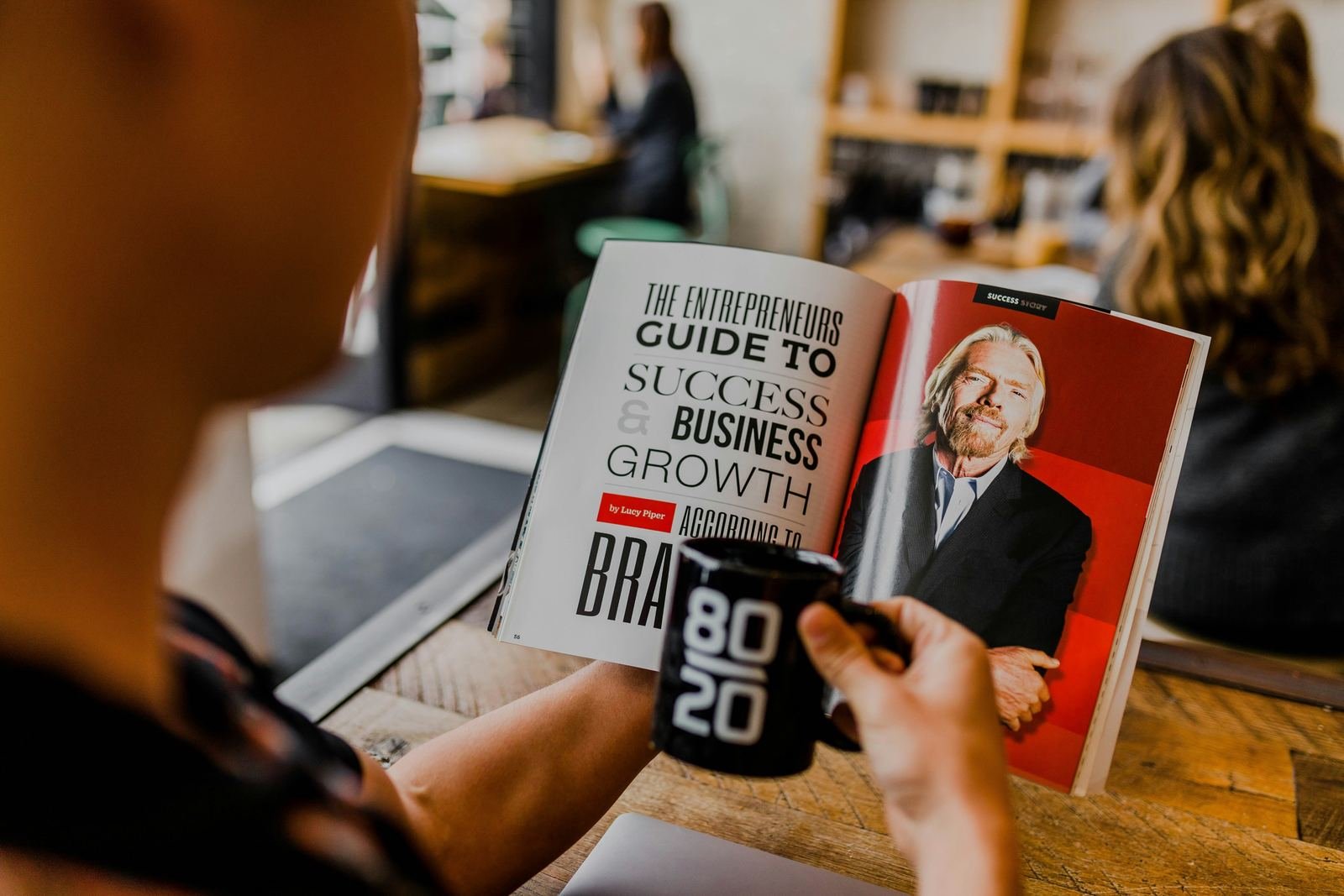 Reading a guide to business growth