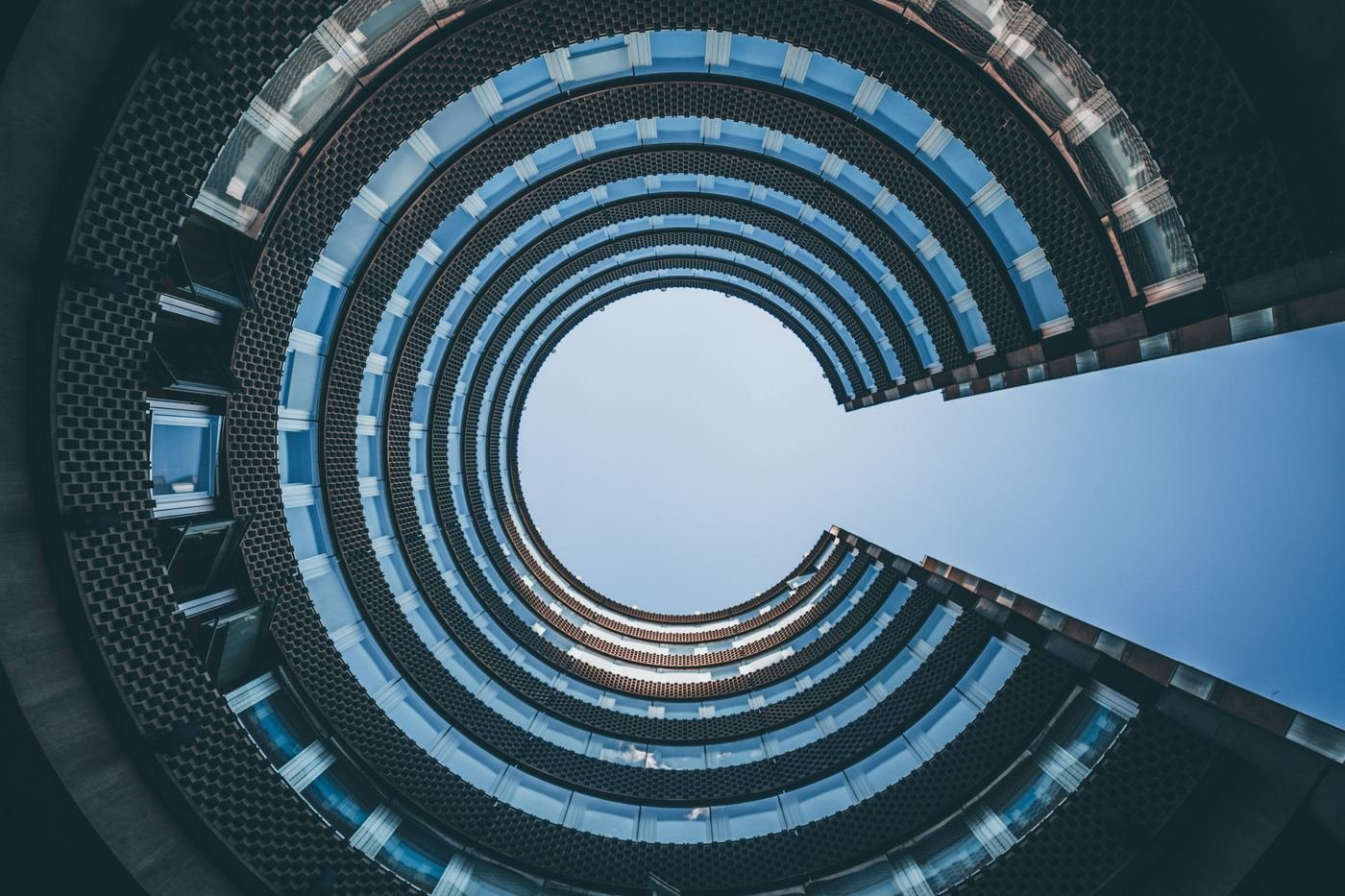 Modern architecture from below